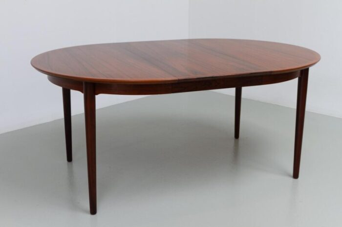 danish modern rosewood extendable dining table by arne vodder for sibast 1950s 9520