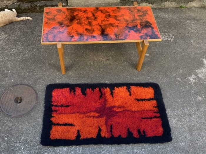 danish wool carpet from hojer eksport wilton 1970s 15