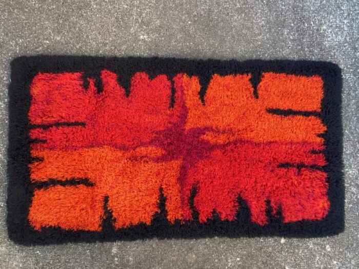 danish wool carpet from hojer eksport wilton 1970s 4