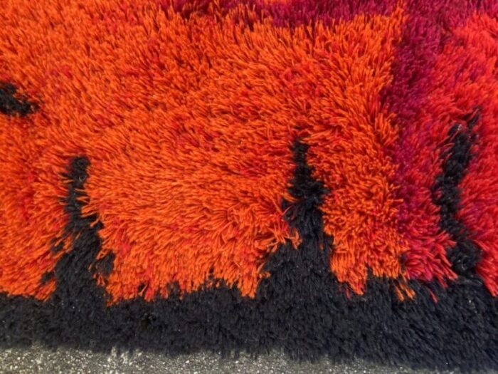 danish wool carpet from hojer eksport wilton 1970s 6