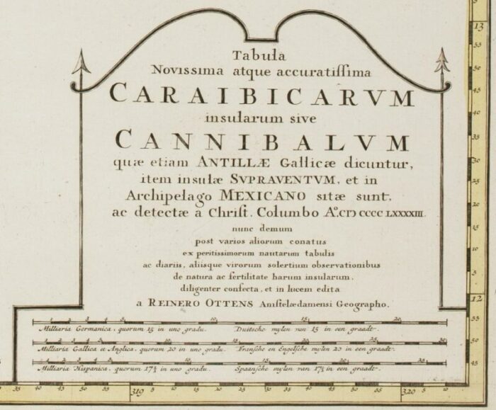 early 18th century map of the caribbean 3