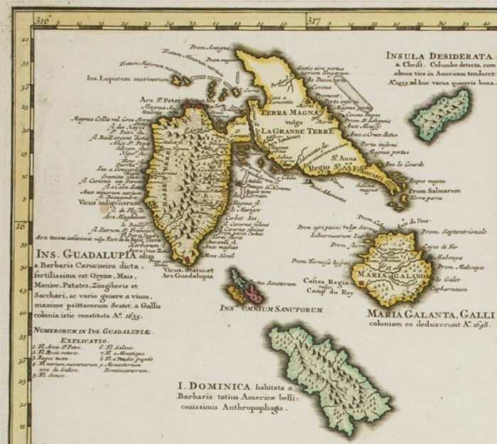 early 18th century map of the caribbean 4