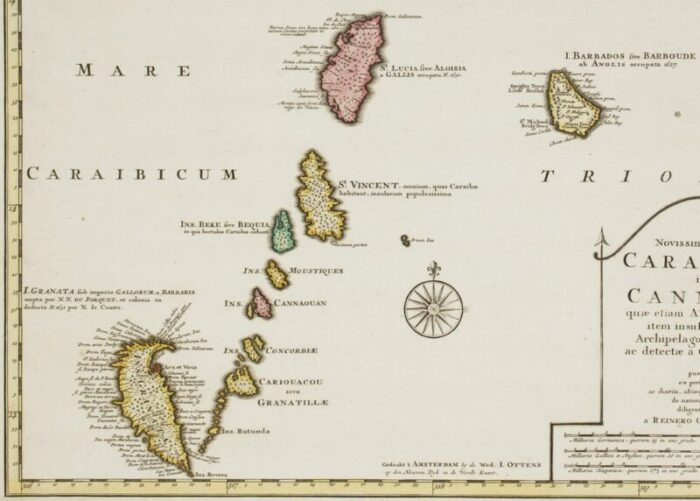 early 18th century map of the caribbean 6