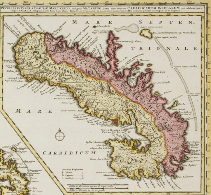 early 18th century map of the caribbean 7