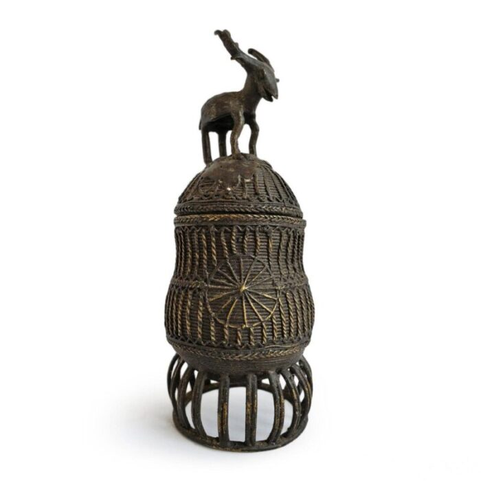 early 20th century ghana ashanti bronze vessel 3