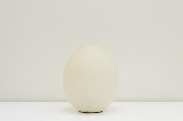 egg table lamp by domec luminaires france 1980s 6913