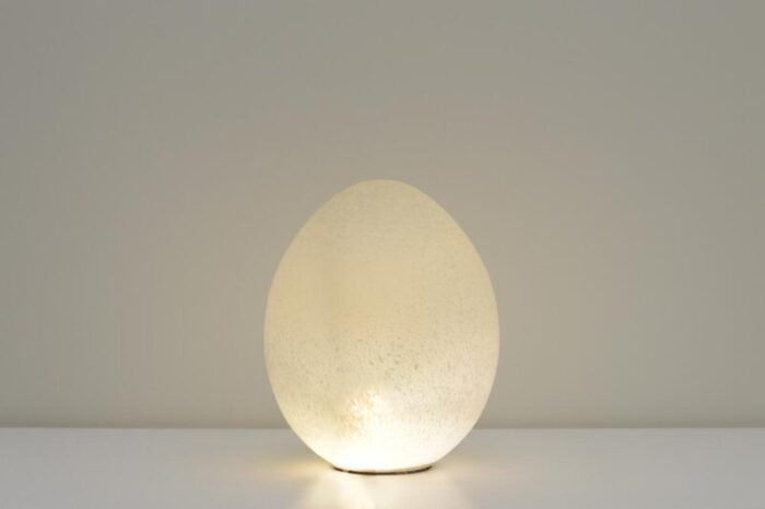 egg table lamp by domec luminaires france 1980s 9072