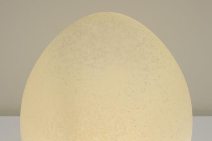 egg table lamp by domec luminaires france 1980s 9122