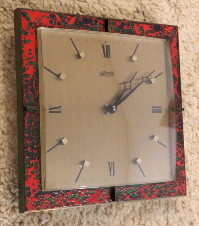 electric wall clock from atlantic 1970s 1