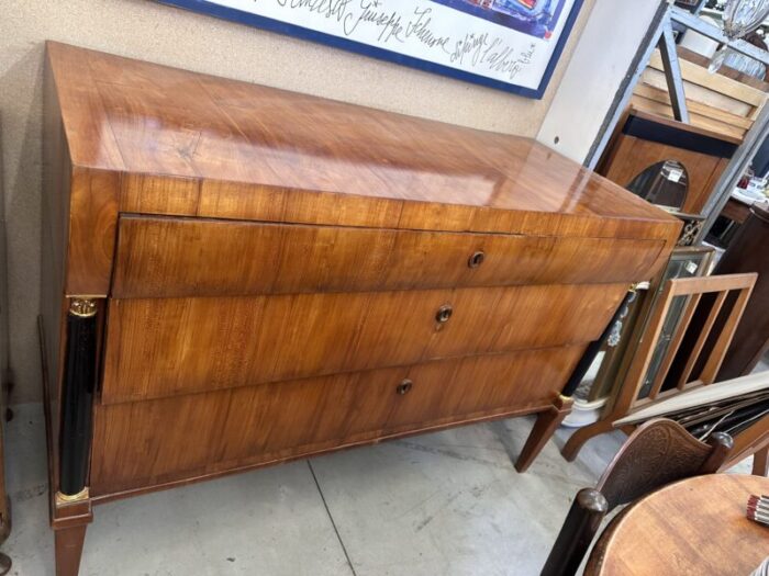 empire chest of drawers in walnut 8588