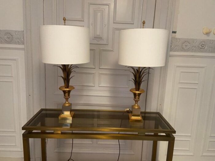 epis lamps attributed to boulanger belgian 1970s set of 2 2335