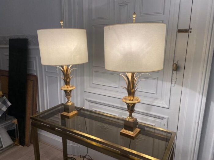 epis lamps attributed to boulanger belgian 1970s set of 2 6354