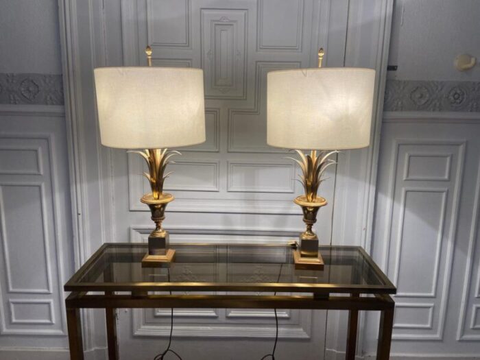 epis lamps attributed to boulanger belgian 1970s set of 2 7599