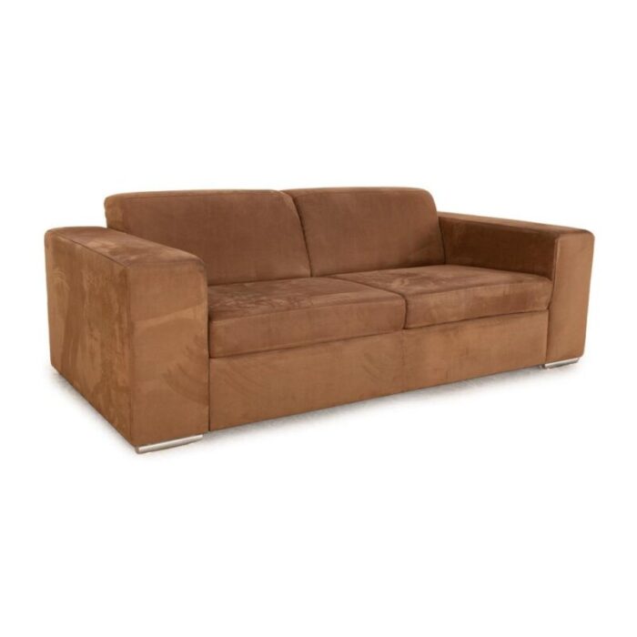 fabric three seater brown sofa from ewald schillig 3185