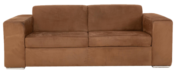 fabric three seater brown sofa from ewald schillig 7721