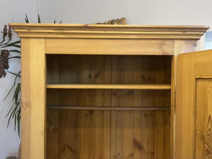 farmhouse wardrobe in natural wood 0630