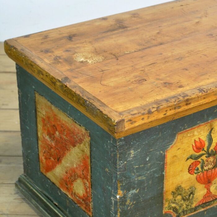 folk art wedding chest 1870s 12