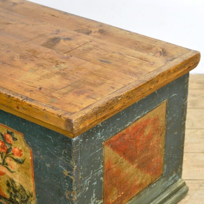 folk art wedding chest 1870s 13