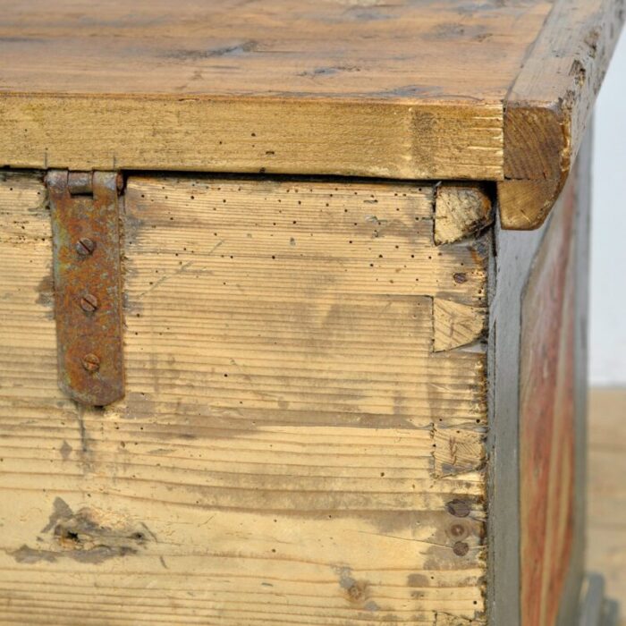 folk art wedding chest 1870s 15