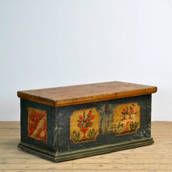 folk art wedding chest 1870s 2