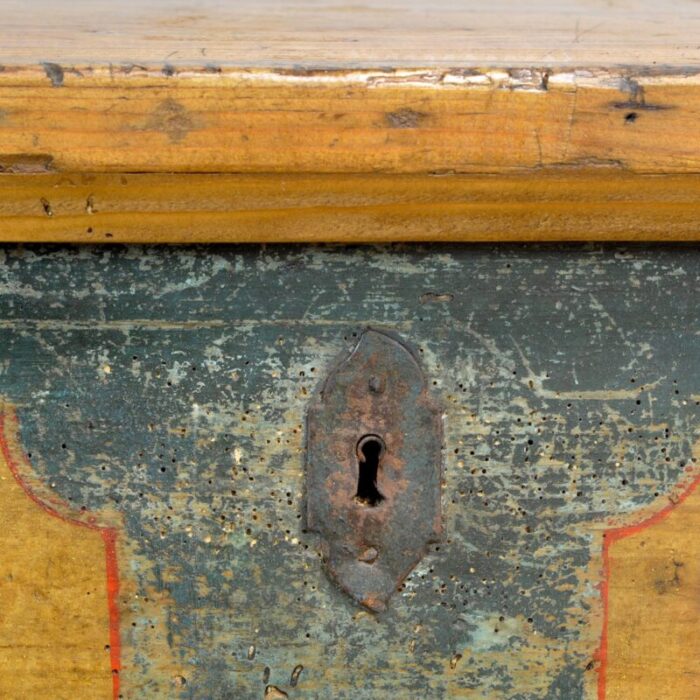 folk art wedding chest 1870s 8