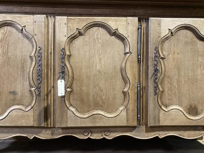 french bleached oak 6 door larder cupboard 1870s 5886