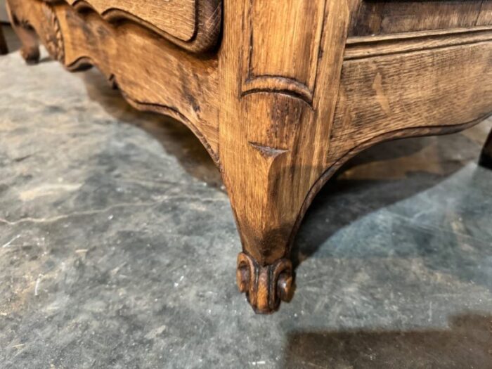 french bleached oak chests of drawers 1920s set of 2 5176