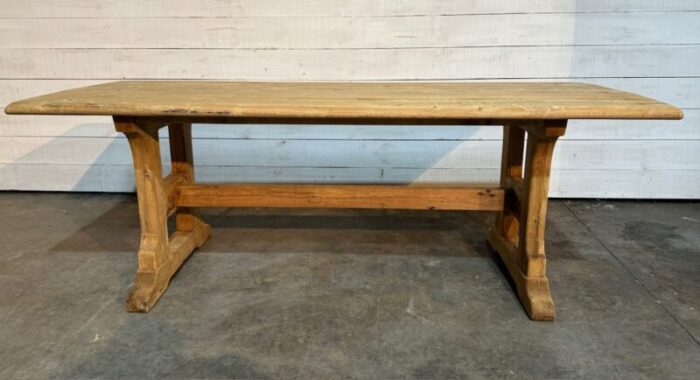 french bleached oak farmhouse dining table 1925 4660