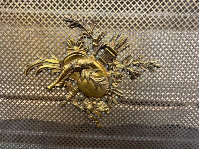 french brass fire screen from rolls royce 1895 3224