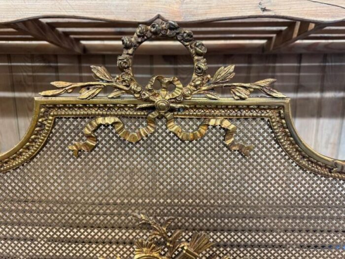 french brass fire screen from rolls royce 1895 3771