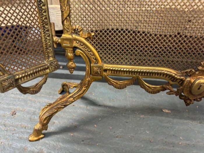 french brass fire screen from rolls royce 1895 6746