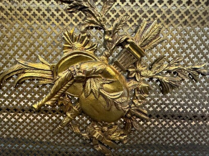 french brass fire screen from rolls royce 1895 8285