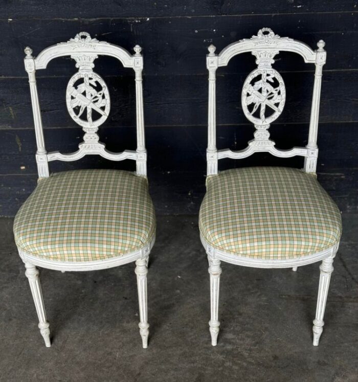 french chairs 1900s set of 2 3642