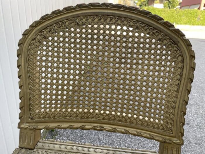 french louis xvi style gilded bench 3523