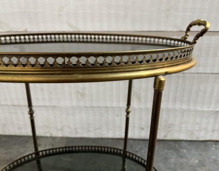 french oval cocktail trolley 1930s 2245