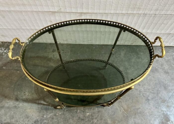 french oval cocktail trolley 1930s 5421