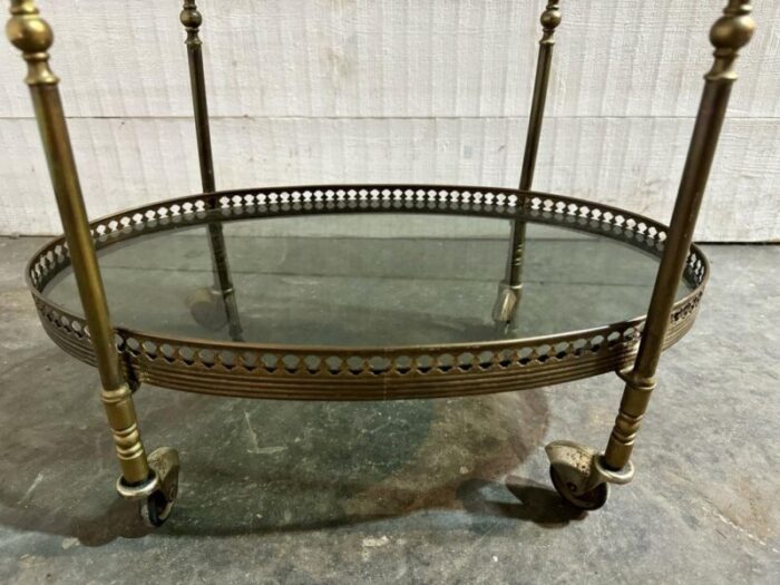 french oval cocktail trolley 1930s 5640