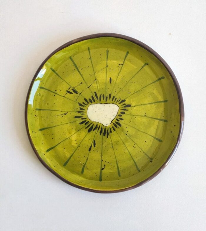 fruit collection kiwi plates by federica massimi set of 4 1