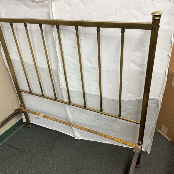 full size vintage brass bed frame 5914