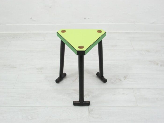 geometric side tables 1990s set of 2 1490