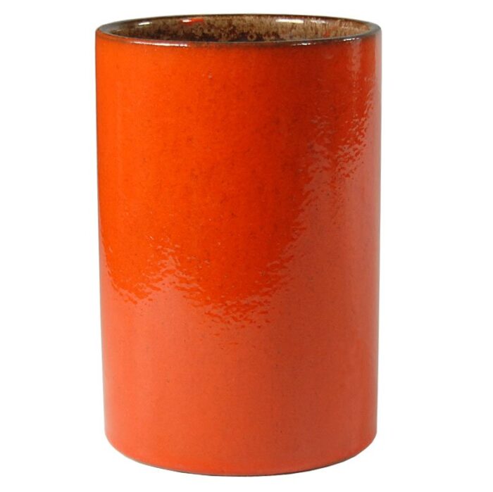 german pop art ceramic tube vase from scheurich 1970s 1