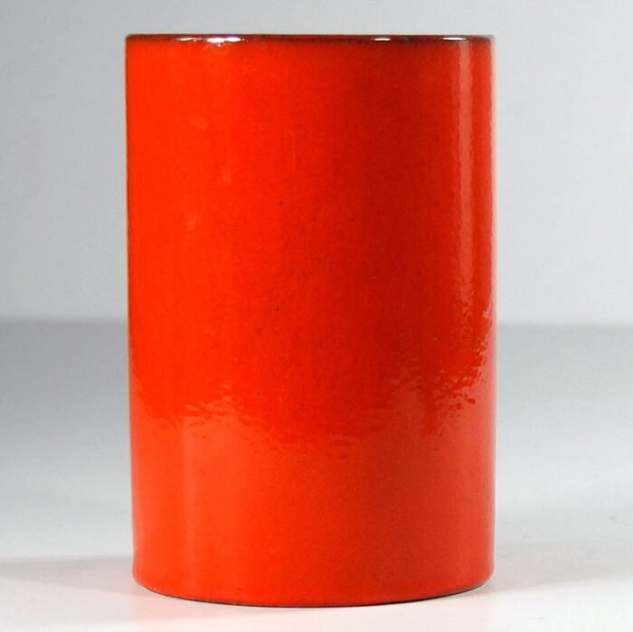 german pop art ceramic tube vase from scheurich 1970s 2