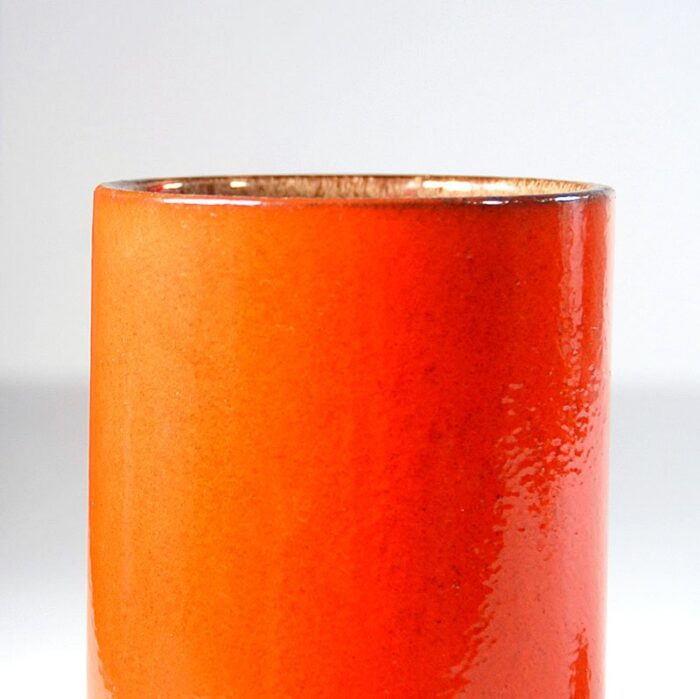 german pop art ceramic tube vase from scheurich 1970s 4