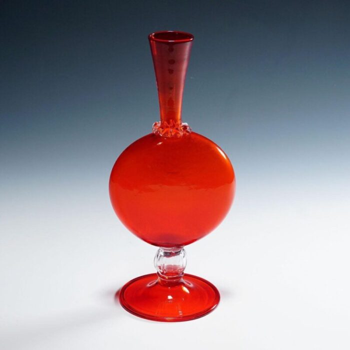 glass vase by vittorio zecchin for venini 1950s 2