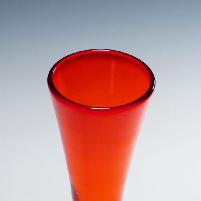 glass vase by vittorio zecchin for venini 1950s 7