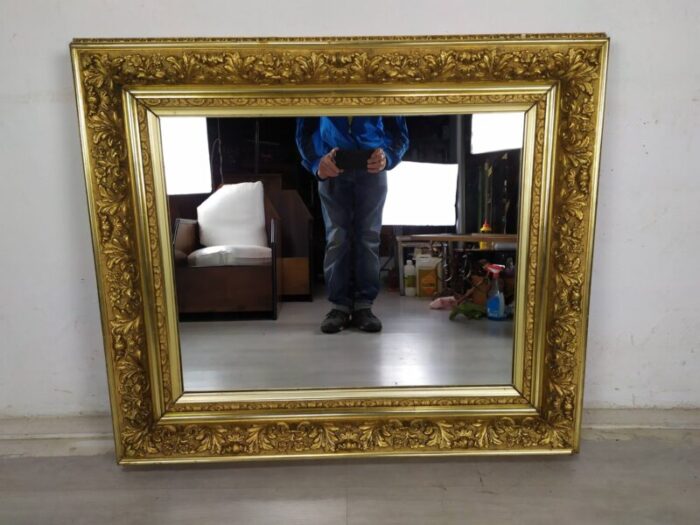 gold frame mirror 1890s 1