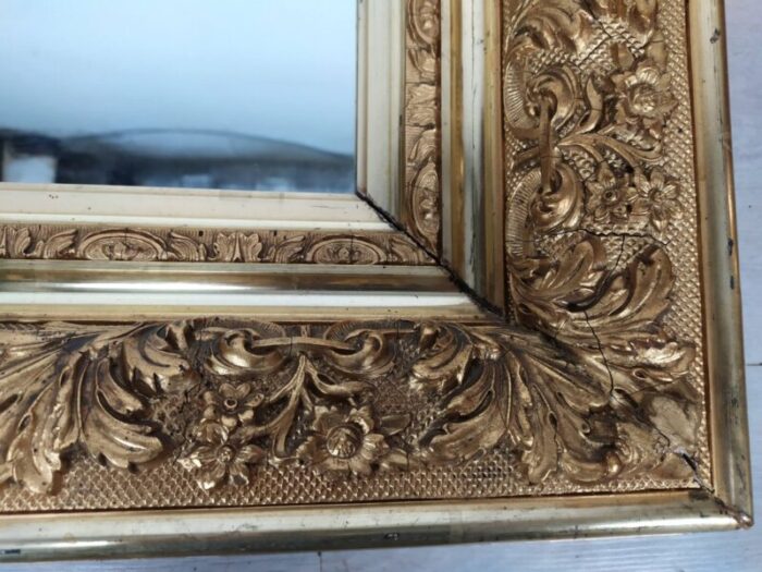 gold frame mirror 1890s 10