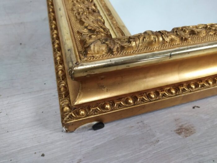 gold frame mirror 1890s 13