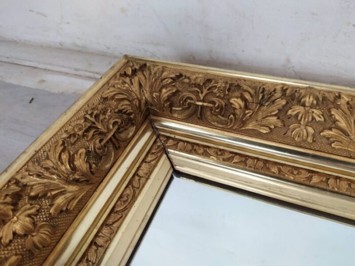 gold frame mirror 1890s 14