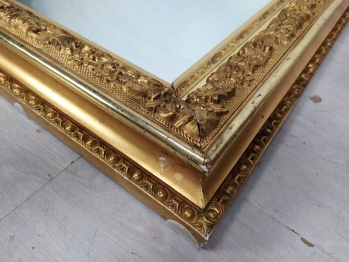 gold frame mirror 1890s 18